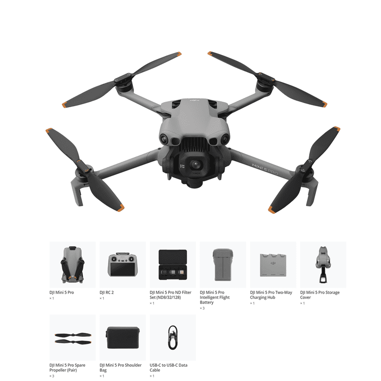 DJI Mini 5 Pro Fly More Combo with DJI RC 2 +3Battery ND Filter 