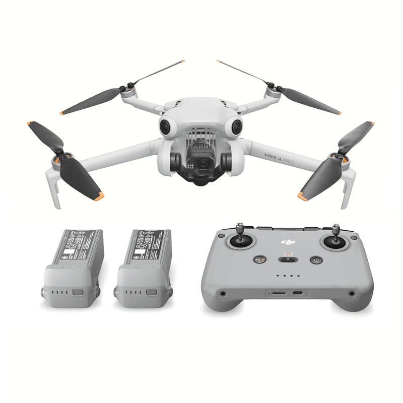 DJI Mini4 Pro Aerial Drone with Screen Remote, a new upgraded and modernized mini quadcopter, Normal remote control, 3 Batteries