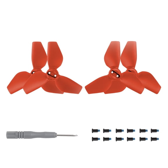 for DJI NEO Drone Propellers 2016S-1 Replacement Blades Set of 4 Lightweight PC Material Easy Install Multiple Colors Enhanced Flight Performance, Red