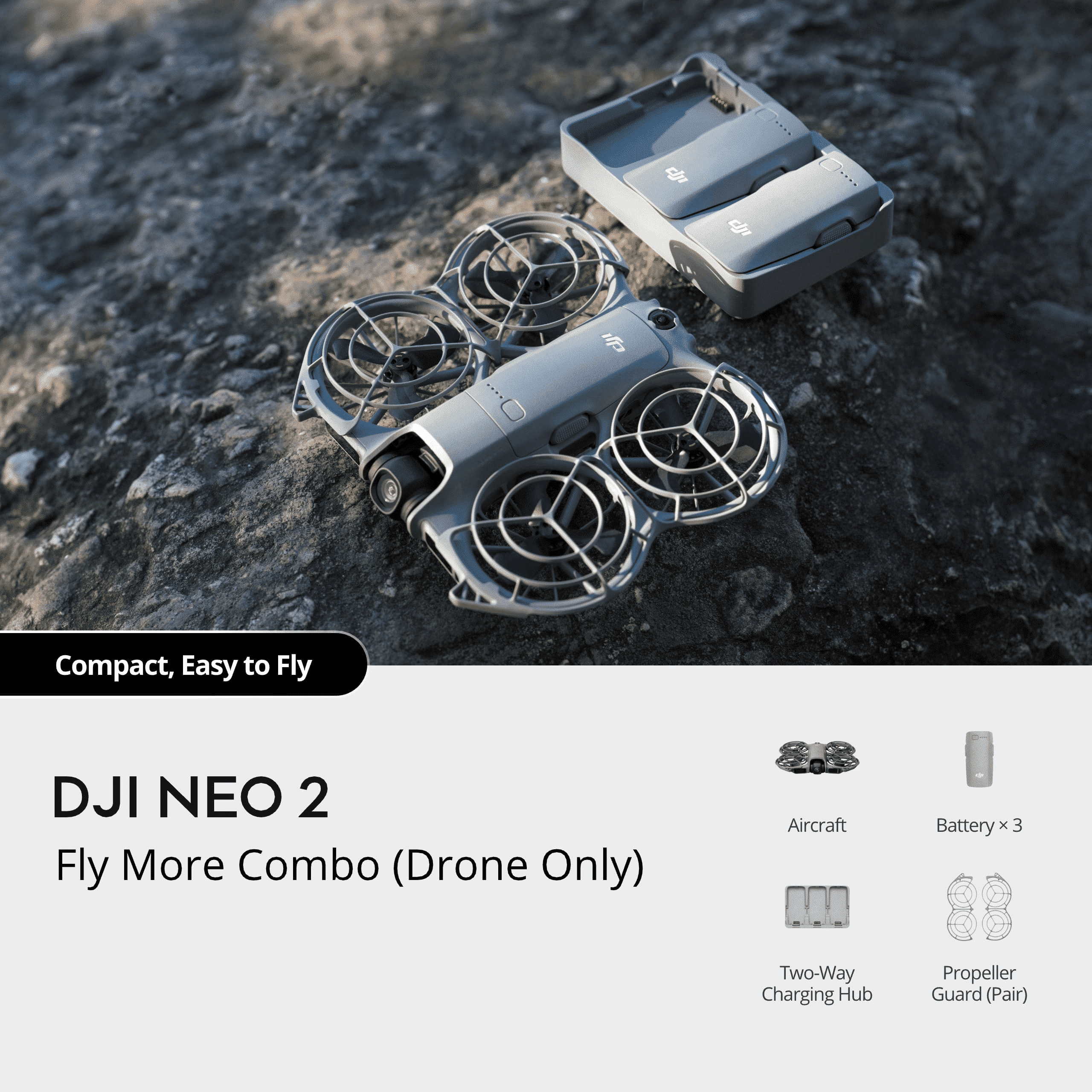 DJI Neo 2 Fly More Combo Drone - Walmart.com
