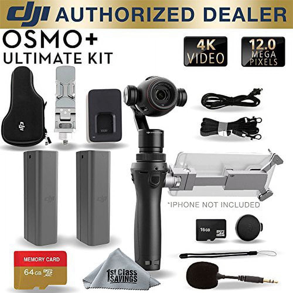DJI OSMO+ Plus 4K Handheld Gimbal Ultimate Starters Kit 64GB DJI OSMO+ Plus 4K Handheld Gimbal Ultimate Starters Kit 64GB