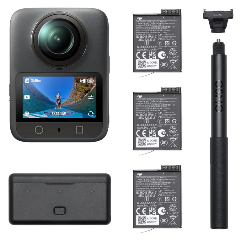 DJI, Osmo 360 Adventure Combo, 8K 360° Video, 120MP Photos