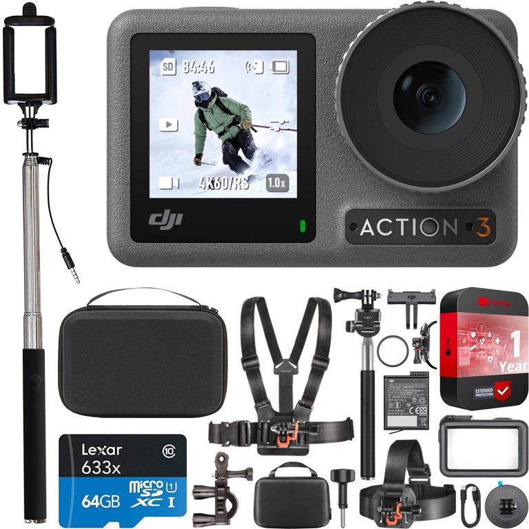 DJI Osmo Action 3 Standard Combo Outdoor Action Camera 4K DJI Osmo Action 3 Standard Combo Outdoor Action Camera 4K