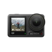 DJI Osmo Action 4 Waterproof 4K 4x 10MP Action Camera with Extreme Battery, Black New