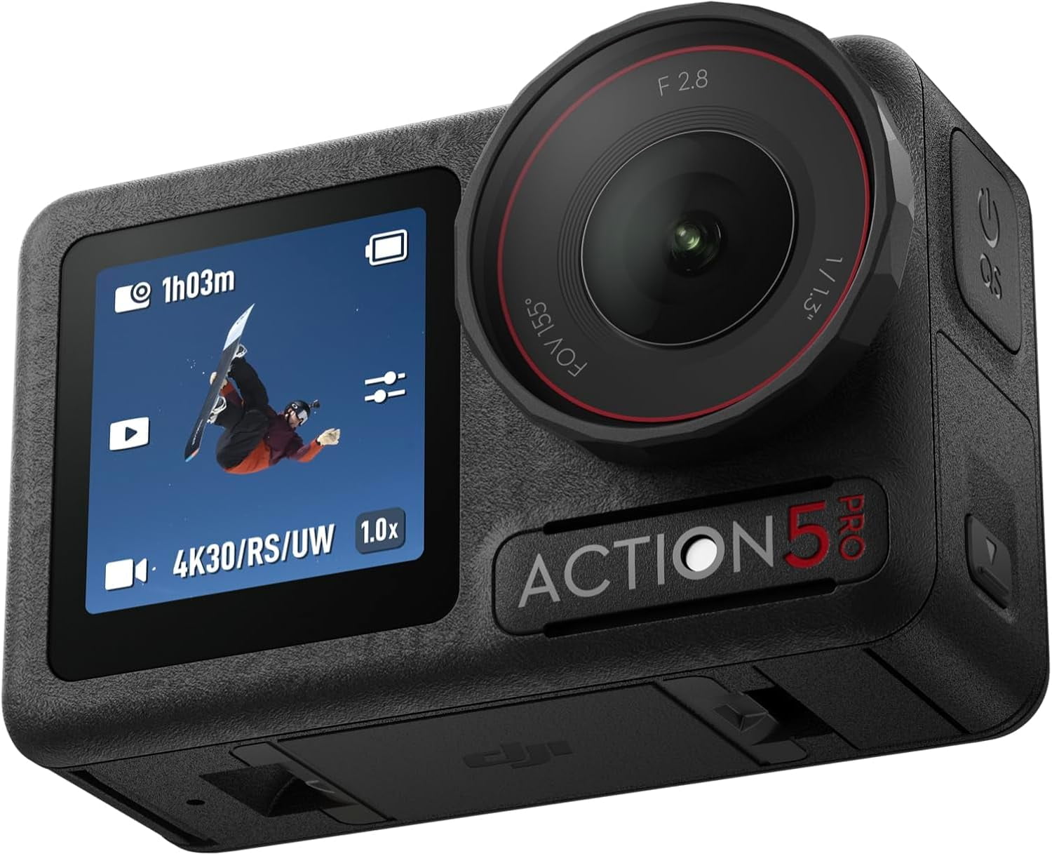 DJI Osmo Action 5 Pro Essential Combo, Waterproof Action Camera with 1/1.3" Sensor, 4K/120fps Video, Subject Tracking, Stabilization, Dual OLED Touchs