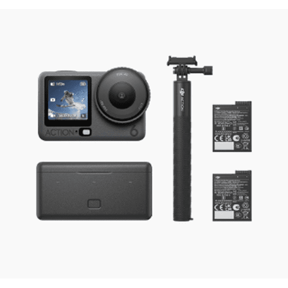DJI Osmo Action 6 Camera Adventure Combo with Dual Batteries & Mount Kit