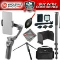 thumbnail image 1 of DJI Osmo Mobile 3 Smartphone Gimbal Extreme Bundle with DJI Tripod, 32GB MicroSD, 72" Monopod, LED Light Kit, VR Goggles and More, 1 of 8