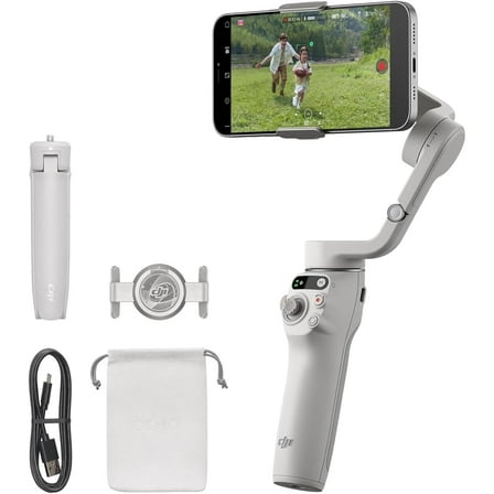 DJI Osmo Mobile 6 Gimbal Stabilizer for iPhone & Android, Object Tracking, Built-in Extension Rod