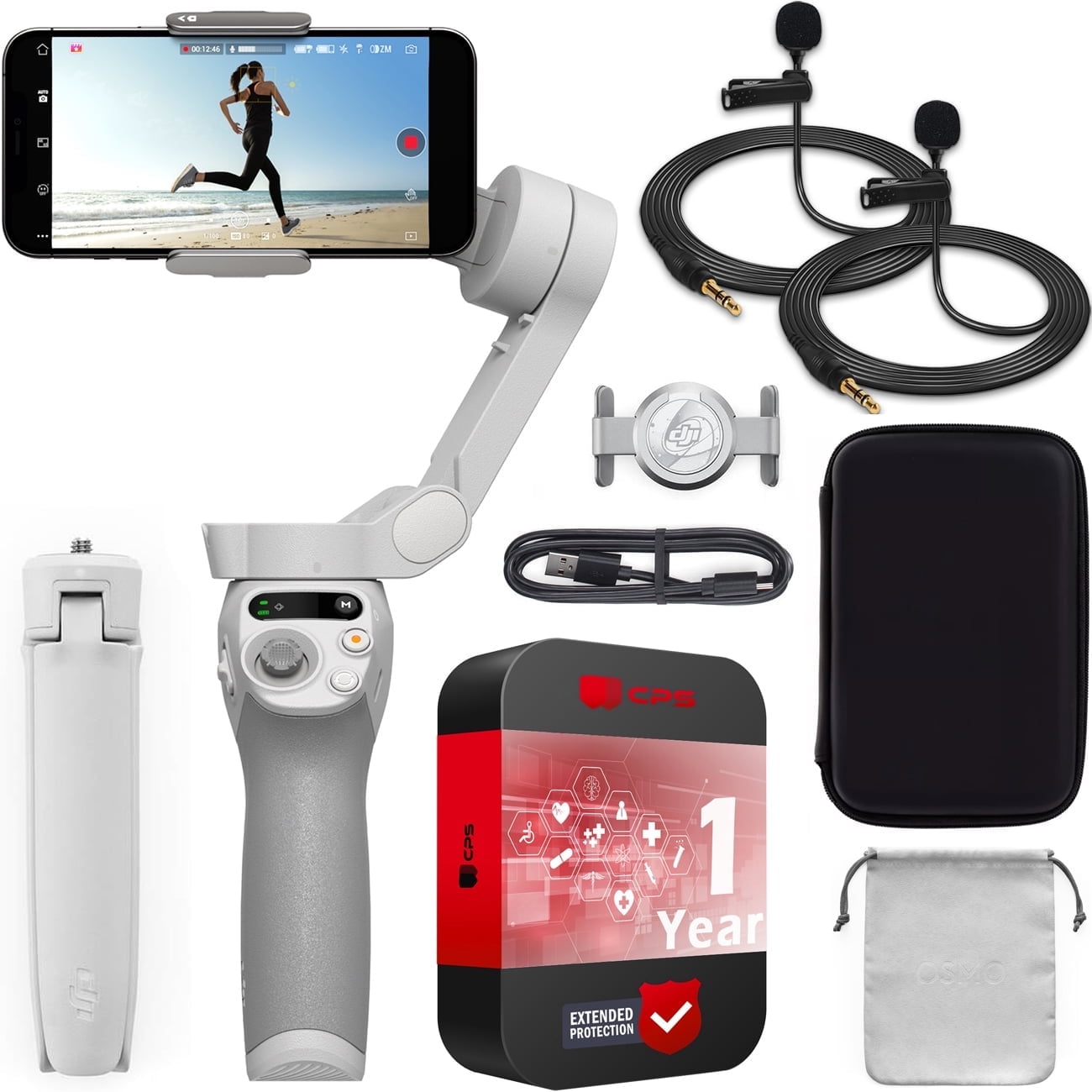DJI Osmo Mobile 3 Combo Portable Fold-able Single Handheld Gimbal Stabilizer For Smartphones I.258376387 - View #10