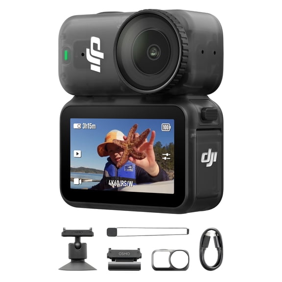 DJI Osmo Nano Wearable Camera 1/1.3" Sensor 4K60fps 143 FOV 10m Waterproof Magnetic Mount 128GB