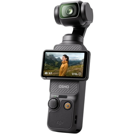 DJI - Osmo Pocket 3 3-Axis Stabilized 4K Handheld Camera with Rotatable Touchscreen - Gray