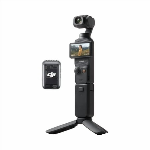 DJI Osmo Pocket 3 Creator Combo, 4K/120fps Camera with 1'' CMOS, 3-Axis Stabilization, Face/Object Tracking, Mic for Clear Sound, Vlogging and Photography
