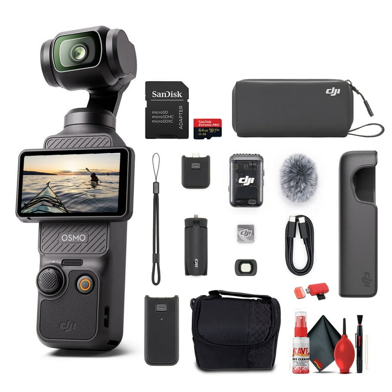 DJI Osmo Pocket 3 Creator Combo, 4K/120fps Video 3-Axis