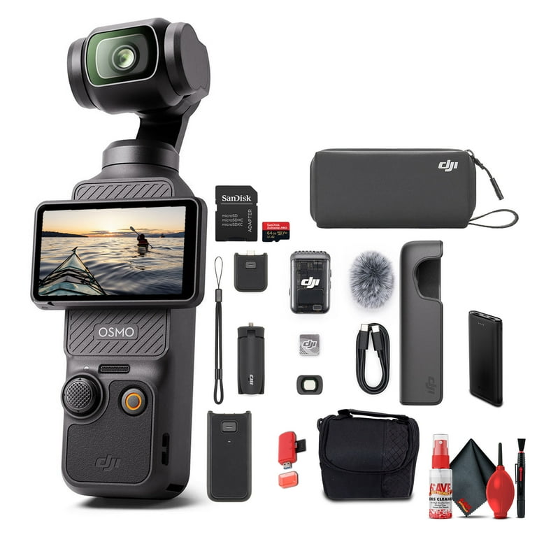 DJI Osmo Pocket 3 Creator Combo, 4K/120fps Video 3-Axis