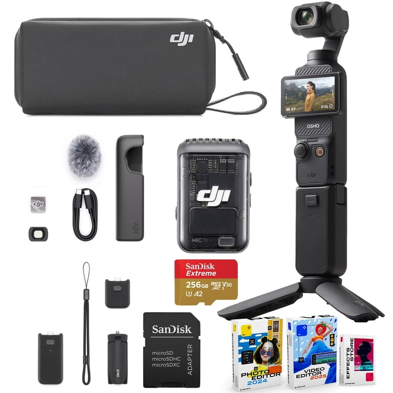 DJI OSMO POCKET 3 その他セット DJI Osmo Pocket 3 Creator Combo Bundle with Clip-On Transmitter