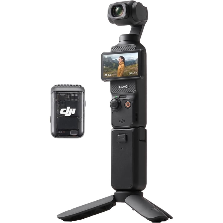 DJI Osmo Pocket 3 Creator Combo, Vlogging Cameras with 1'' CMOS