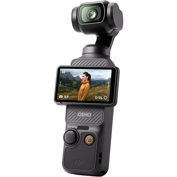 DJI Osmo Pocket 3, Vlogging Cameras with 1'' CMOS & 4K/120fps Vlog Camera, 3-Axis Stabilization, Fast Focusing, Face/Object Tracking