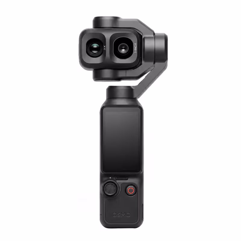 DJI Osmo Pocket 4P Standard Combo - 3-Axis Stabilized Handheld Travel Action Camera with Multi-Person Tracking, Hyperlapse & Long Battery Life, Black
