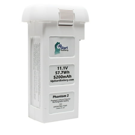 DJI Phantom 2 Battery Replacement (11.1v, 5200mAh, Lithium Polymer) - For DJI Phantom 2 Series Quadcopter Drone, DJI Phantom 2 Vision Quadcopter, DJI Phantom 2 Vision+