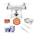 thumbnail image 1 of DJI Phantom 4 Advanced+ Quadcopter Drone with 5.5" FHD Screen Remote Controller - Bundle With 32GB MicroSDHC U3 Card, DJI Aluminum Case, DJI Quick-Rel, 1 of 1