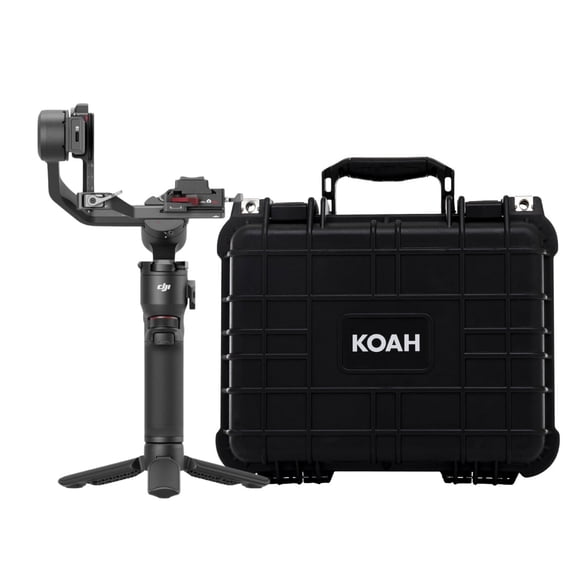 DJI RS 3 Mini 1.75Lb 1.4-Inch Full-Color Touchscreen Gimbal Stabilizer Bundle with Weatherproof Hard Case (2 Items)