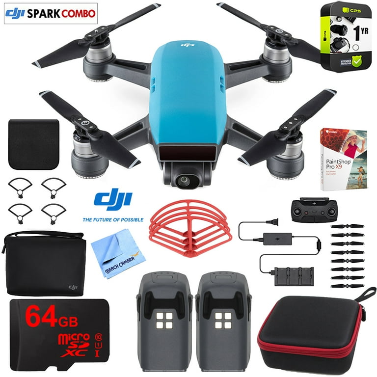 DJI SPARK Fly More Drone Combo (Sky Blue) With Custom Hard DJI SPARK Fly More Drone Combo (Sky Blue) With Custom Hard