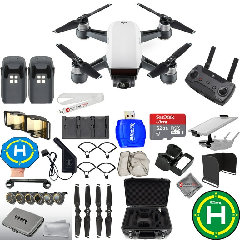 DJI Spark Fly More Combo! MEGA BUNDLE WITH ALUMINUM CASE