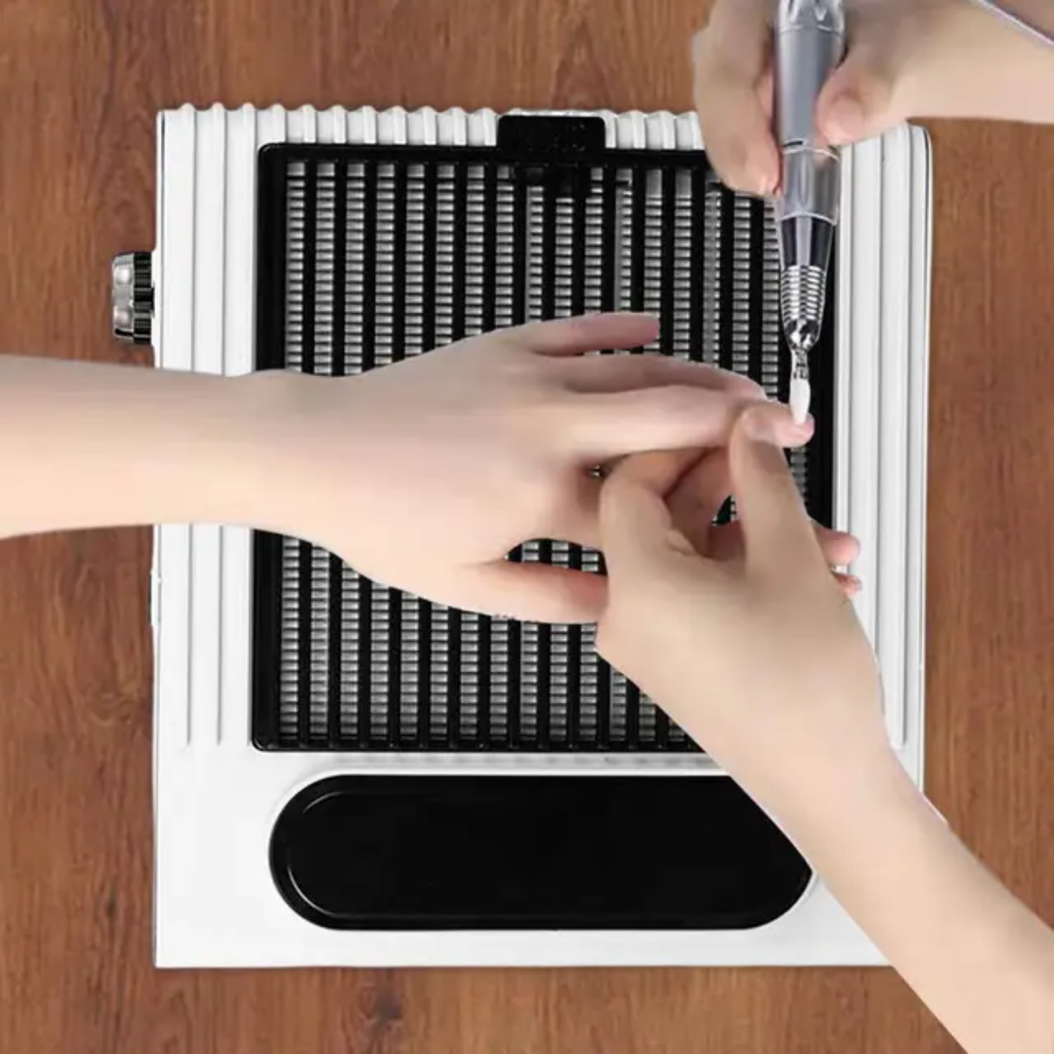 DJIRUI 80W Nail Dust Collector Vacuum Cleaner Vent Dust Extractor   Nail Art EU Professional