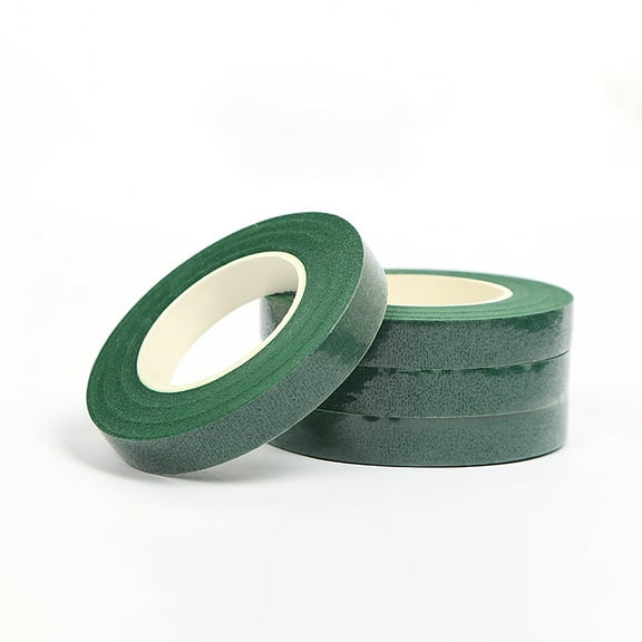 DJJGXAN 0.39 inch Wide 32.81 Yards Floral Tapes Flower Tape for Bouquet Stem Wrapping and Floral Crafts Floral Arranging Stem Wrap Craft Dark Green