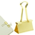 thumbnail image 1 of DJJGXAN 0.98 inch Binder Clips for Office, Large Paper Clamps, 1 pcs Metal Clips, Yellow, 1 of 5