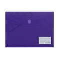 thumbnail image 1 of DJJGXAN 1 Pack Clear Document Folders Plastic Envelopes Poly Envelopes File Envelopes with Label Pocket and Tight Closure for Home Work Office Organization, Letter Size, 6 Colors, 1 of 6
