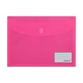 thumbnail image 1 of DJJGXAN 1 Pack Clear Document Folders Plastic Envelopes Poly Envelopes File Envelopes with Label Pocket and Tight Closure for Home Work Office Organization, Letter Size, 6 Colors, 1 of 6