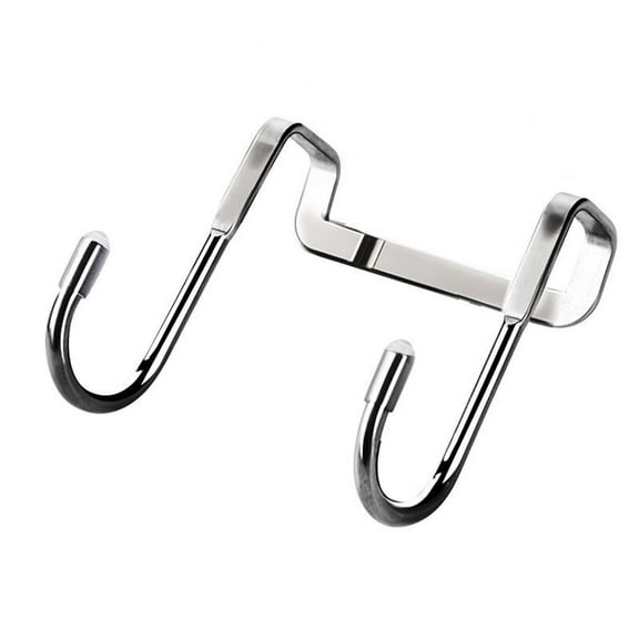 DJJGXAN 1 Pack Over The Door Hooks, Door Hanger with 2 Hooks for Hanging, Over The Door Towel Racks for Bathroom, Coat Rack Door Towel Hanger Towel Hooks
