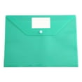 thumbnail image 1 of DJJGXAN 1 Pack Transparent Folders Plastic Envelopes, Clear Plastic File Folder for Document, Letter A4 Size Poly File Envelopes with Label Pocket, Snap Button for Home Work Office Organizer, 6 Colors, 1 of 9