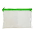 thumbnail image 1 of DJJGXAN 1 Pcs Clear Zipper Plastic Envelopes Poly Zip Envelop File Small Plastic Envelopes Bill Document Bag Pocket Files Zipper Folders for School Office Supplies, 7 Assorted Colors, 8.6” x 5.7”, 1 of 9