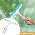 thumbnail image 1 of DJJGXAN 1 Pcs Multi-Purpose Squeegees for Shower, 9.4 inch Silicone Streak-Free Handheld Cleaner Squeegee with Hanging Hole, Squeegees for Bathroom, Kitchen, Glass Door, Window, Mirror, 1 of 9