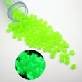 thumbnail image 1 of DJJGXAN 100Pcs Glow Acrylic Pebbles Mini Size Diamond Shape Glow in The Dark Decorative Stones Rocks for Garden Flower Pot Fish Tank, 1 of 9