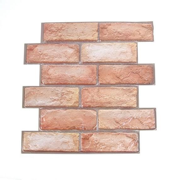 DJJGXAN 1PCS 3D Wall Panels Peel and Stick Foam 3D Brick Wallpaper Peel and Stick Faux Stone Wall Panel Self-Adhesive Wallpaper