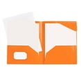 thumbnail image 1 of DJJGXAN 2-Pocket Folder, Plastic Folders with Pockets, , Poly Folders for Documents Letter Size, Colored File Folders with Pockets and Business Card Holder for Home, Office, 1 of 5