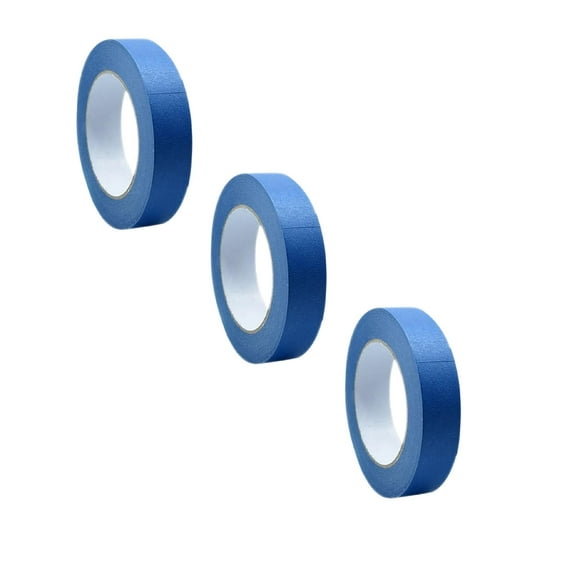 DJJGXAN 3 Rolls Blue Painter's Tape, Masking Tape Blue Tape, Painters Tape, Paint Tape for Multi-Purpose, Painting, DIY Crafts Arts, Decoration Labeling, Easy Removal,Each Size 0.39 Inch x 21.87 Yards