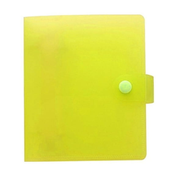 DJJGXAN 3x5 Lined Index Cards with Ring Binder Holder, Index Card Binder, Yellow