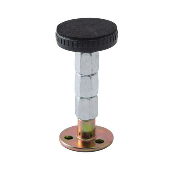 DJJGXAN Adjustable Threaded Bed Frame Anti-Shake Tool, Headboard Stoppers, Bedside Anti Shake Tool for Beds Cabinets Sofas, 1 PCs, 84-110mm (Black)