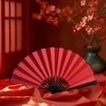 thumbnail image 1 of DJJGXAN Chinese Folding Hand Fan Bamboo Blank Chinese Hand Fans Wedding Party Gift with Traditional Chinese Arts Solid Color Fan for DIY Hand Painted Art, 1 of 5