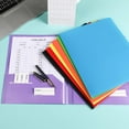thumbnail image 1 of DJJGXAN Colorful Folders with Pockets Plastic Folders With Pockets, Letter Size 2 Pockets Folder Heavy Duty File Folderswith Business Card Slot, 9.25 x 11.4 Inch Paper Holder, 1 of 9