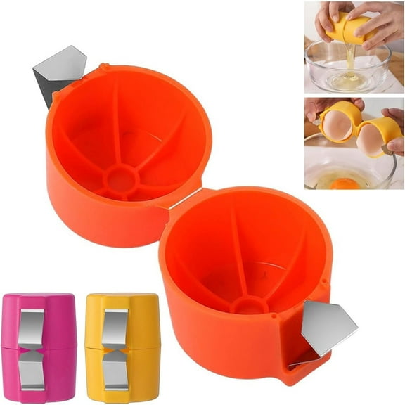 DJJGXAN Handheld Egg Cutting Tool Kitchen Egg Cutter Tool Kitchen Baking Tools Portable Egg Cracking Tool For Home Dorm Kitchen