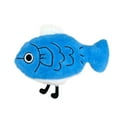 thumbnail image 1 of DJKDJL 10.63" Funny Fish Plush Toy, Soft Stuffed Animal with Legs, Quirky Cartoon Design, Soft Huggable Plushie Doll Pillow Gifts for Kids, Fans and Meme Lovers, 1 of 4