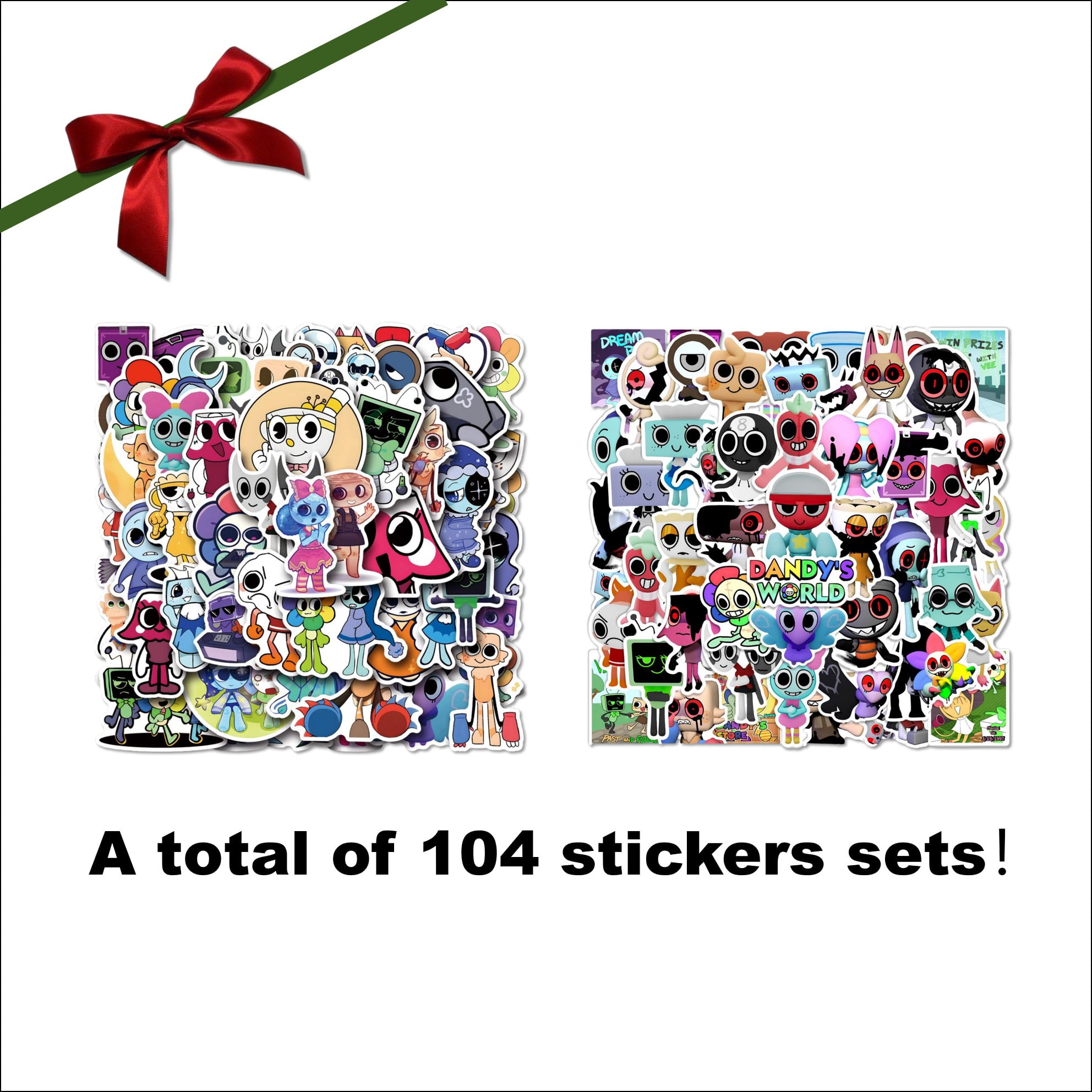 Pack De 51 Autocollants Dandys Worlds - Stickers Imperméables Mignons Pour Mug, Skate, Cahier - 12