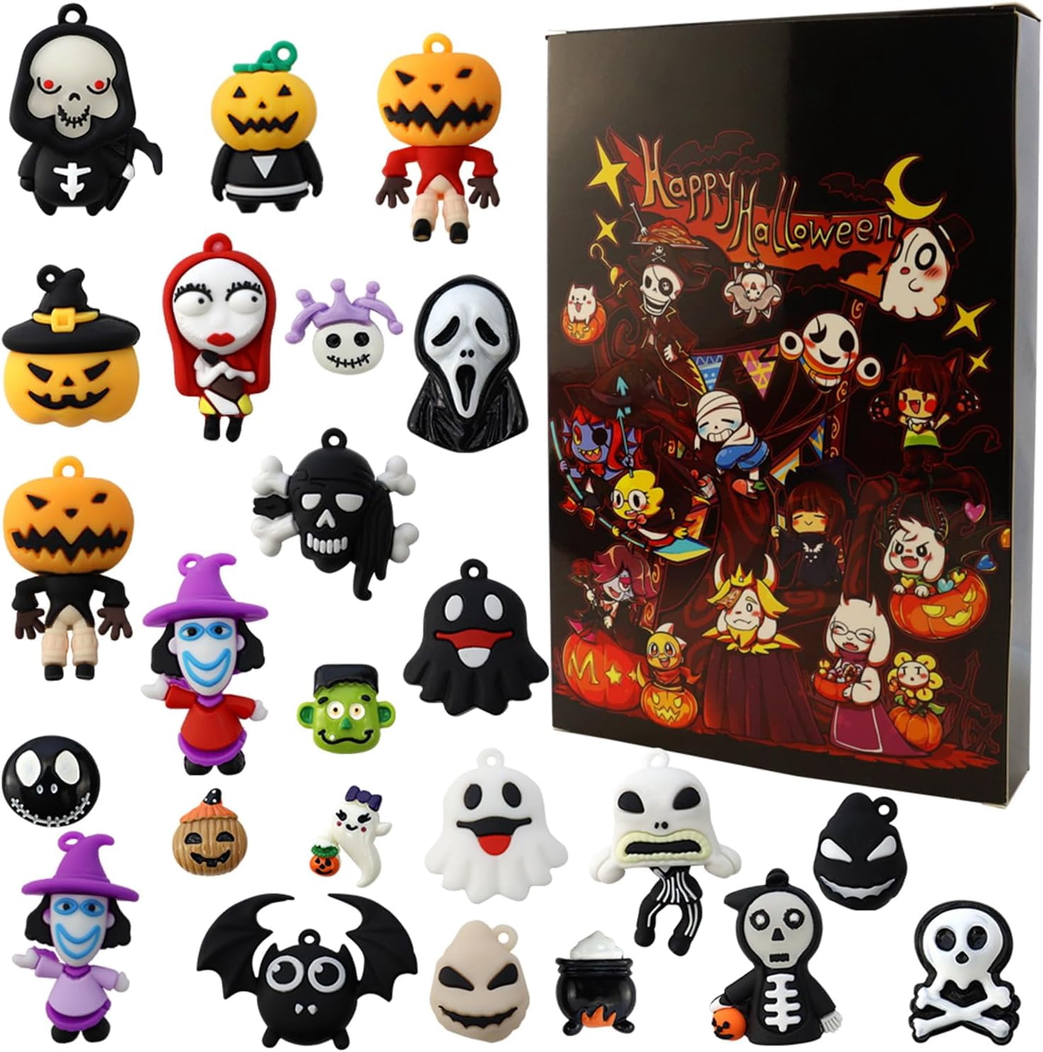 DJKDJL 2024 Halloween Advent Calendar - Contains 24 Gifts, 24 Days of ...