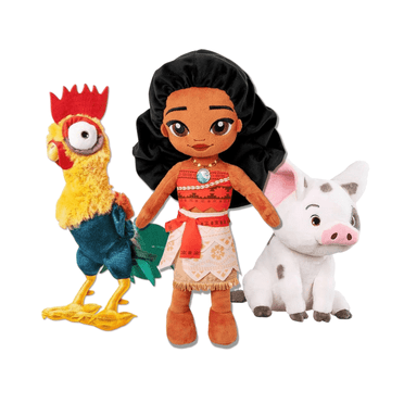 DJKDJL 3Pcs Moana 2 Plushies, Cute Moana Heihei Pua Dolls, Moana 2 Movie Stuffed Anamls Kids Toys for Ages 5-7, Perfect Christmas Gift, for Kids Birthdays