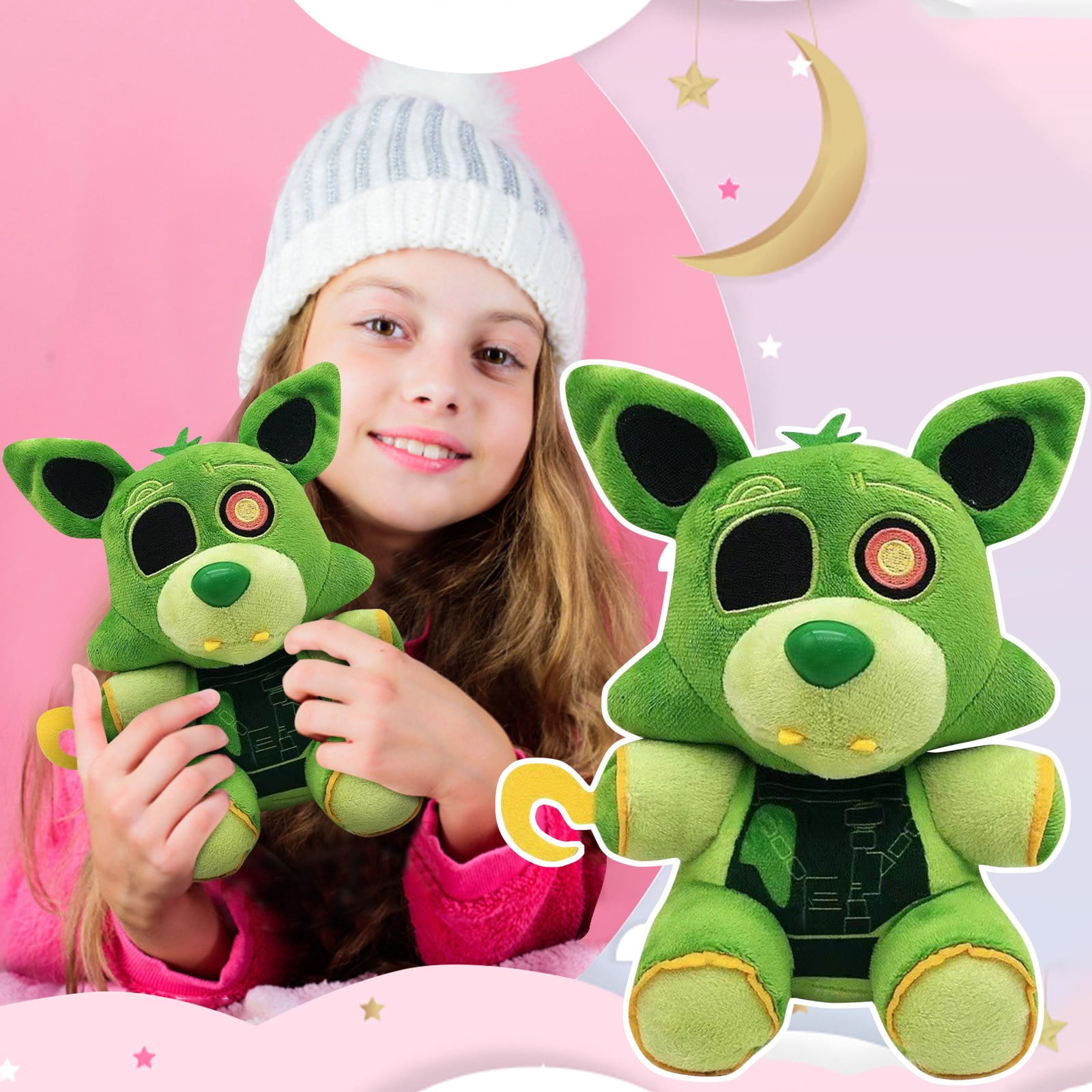 Green foxy plush new arrivals